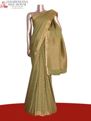 Pure Brocade Zari Crepe Silk Saree